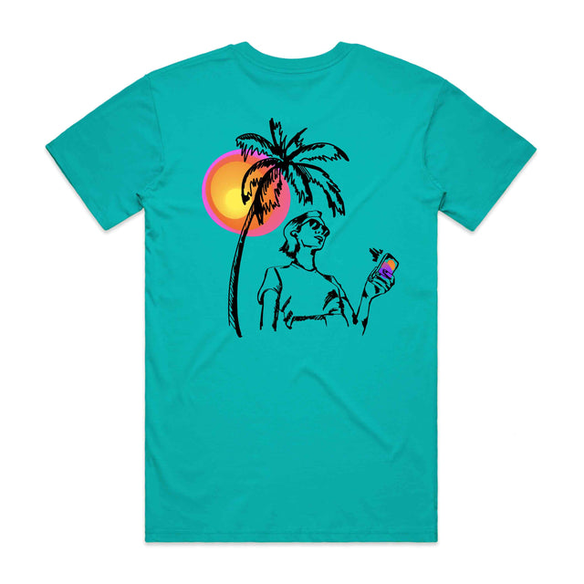 Helium Mobile Miami Tee - Teal